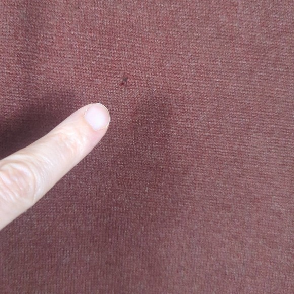 NORTHERN Isles Brown Crew Neck Silk Rayon Cashmere Sweater Men's Size Large - Picture 9 of 14